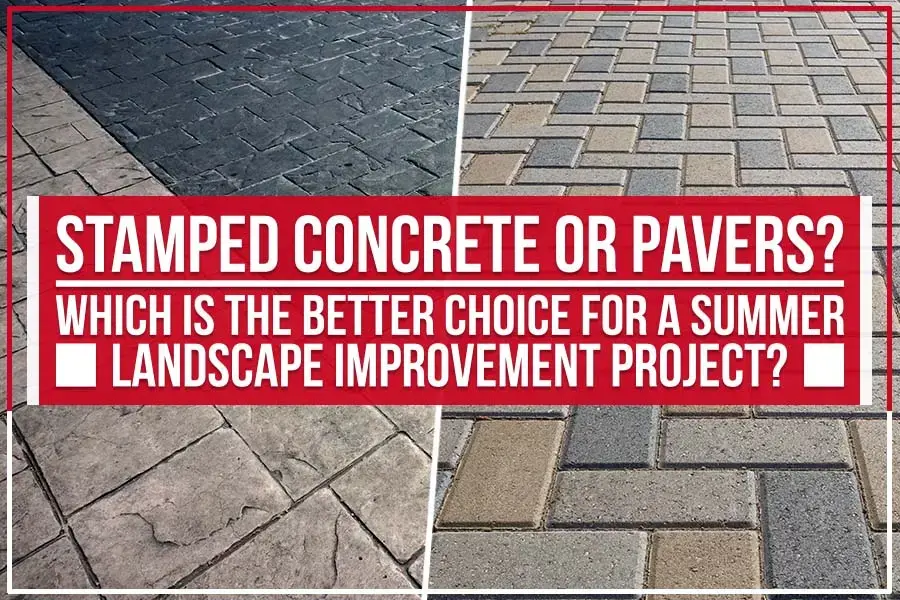 pavers vs. stamped concrete